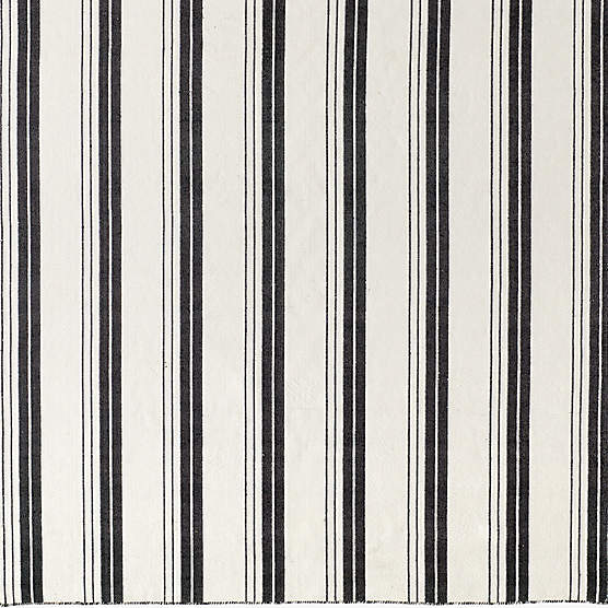 Calyx Black and White Reversible Indoor/Outdoor Performance Rug Swatch 12"x12"