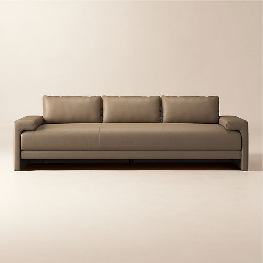 Camden Leather Sofa (81"-101")