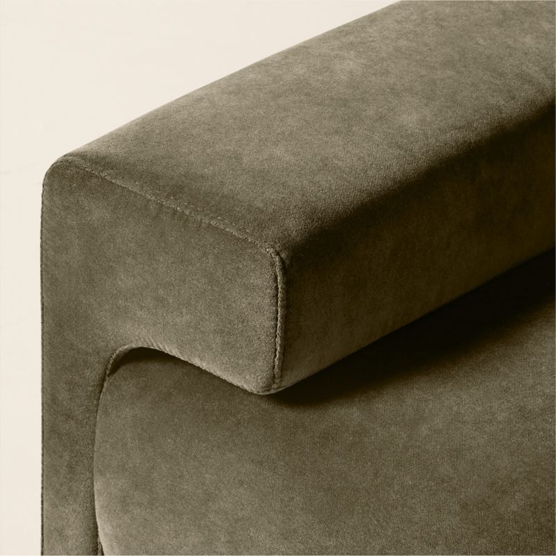 Camden Moss Green Velvet Accent Chair - image 6 of 7