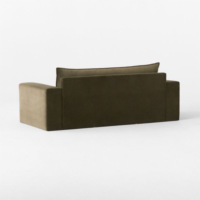 Camden 81" Moss Green Velvet Apartment Sofa - image 4 of 7