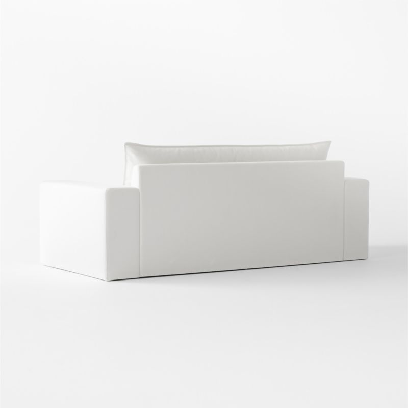 Camden 81" White Performance Fabric Apartment Sofa - image 7 of 8