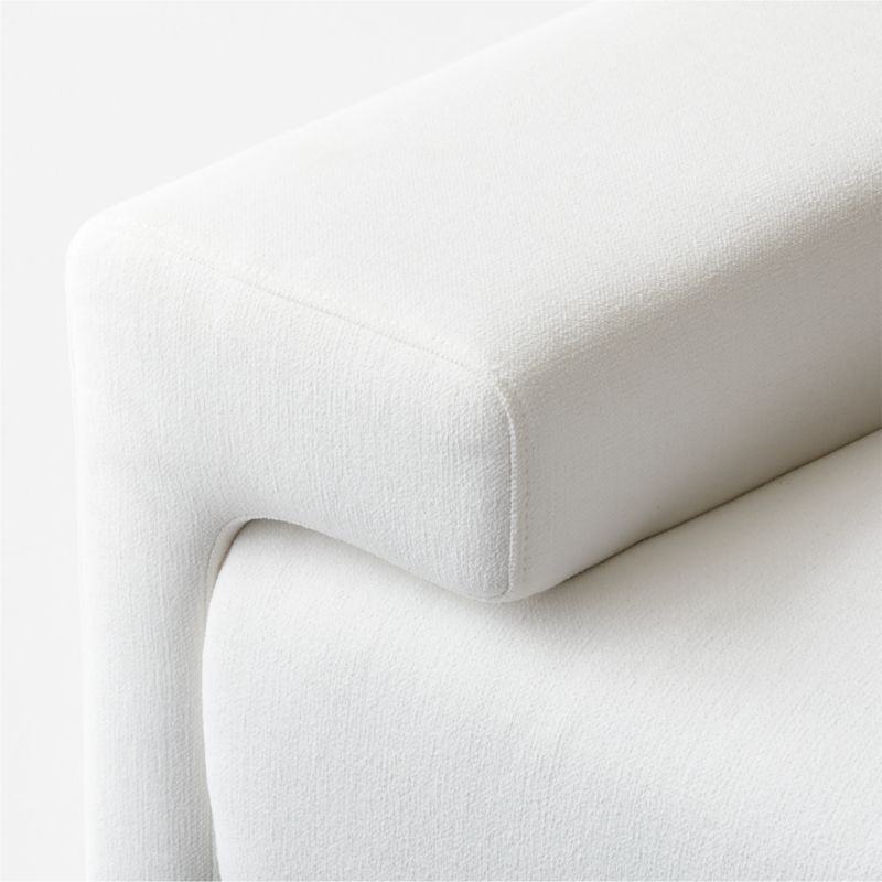 Camden 81" White Performance Fabric Apartment Sofa - image 8 of 8