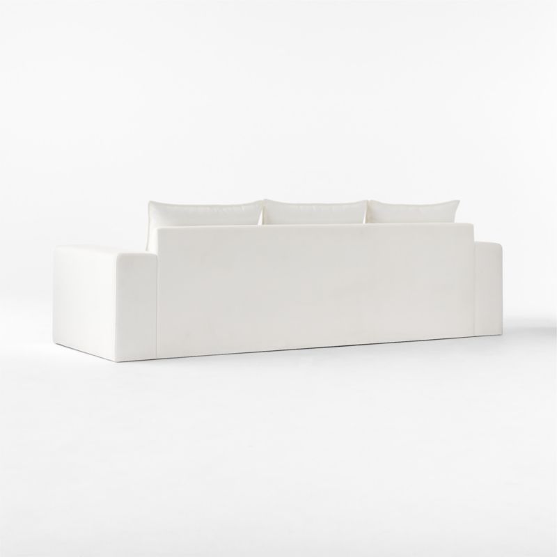 Camden 101" White Performance Fabric Sofa - image 11 of 12