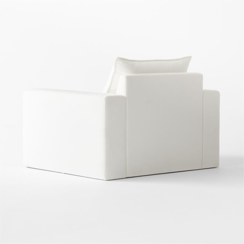 Camden White Performance Fabric Accent Chair - image 7 of 9