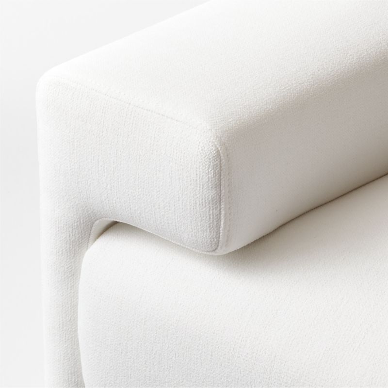 Camden White Performance Fabric Accent Chair - image 8 of 9