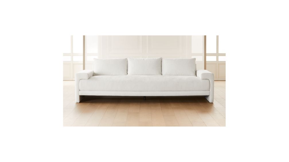 Camden White Sofa + Reviews | CB2 Canada