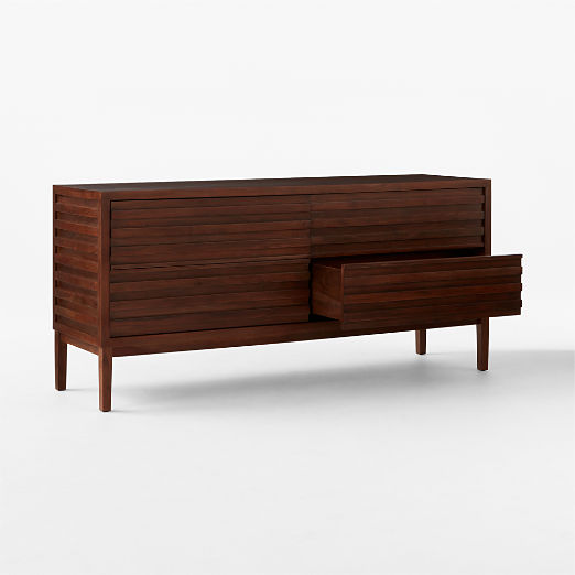 Campo 4-Drawer Acacia Wood Dresser
