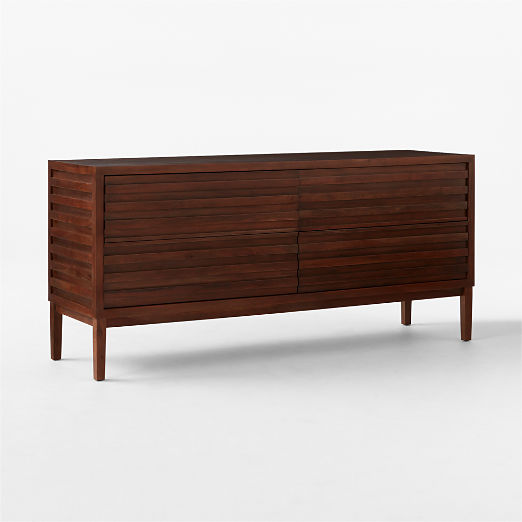 Campo 4-Drawer Acacia Wood Dresser