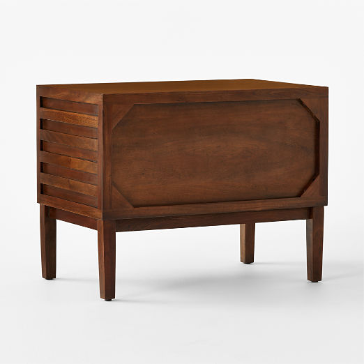 Campo 2-Drawer Acacia Wood Nightstand