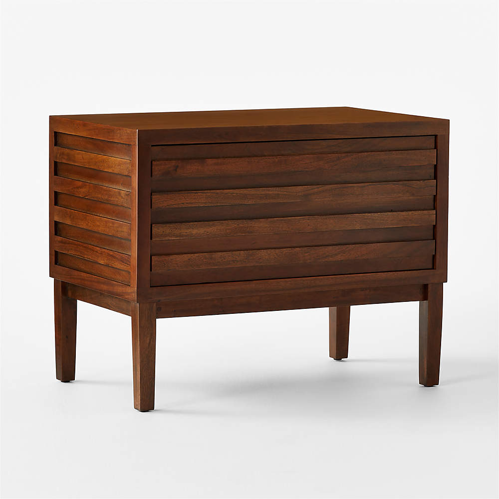 Cb2 deals acacia nightstand