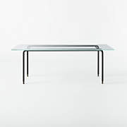 Cane Glass Coffee Table | CB2