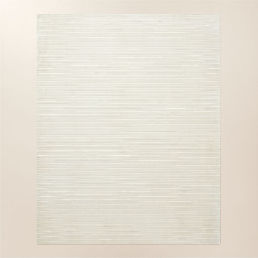 Canova Warm White Performance Nylon Area Rug 8'x'10'