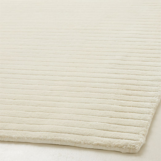 Canova Warm White Performance Nylon Area Rug 8'x'10'