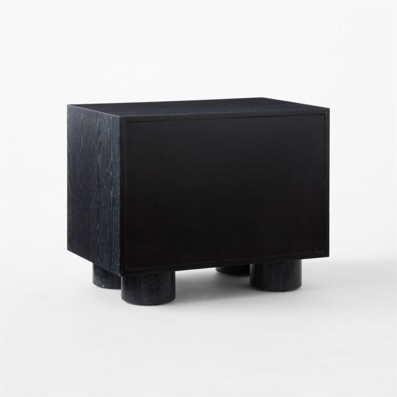 Cantar Cerused Black Oak Nightstand - image 9 of 12