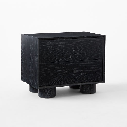 Cantar Cerused Black Oak Nightstand