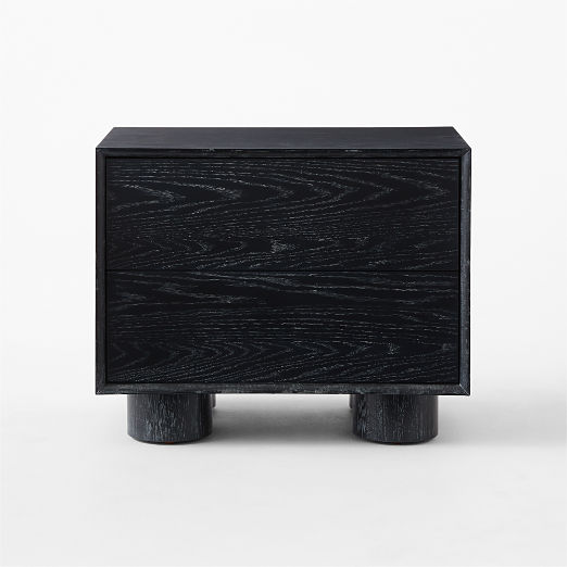 Cantar Cerused Black Oak Nightstand