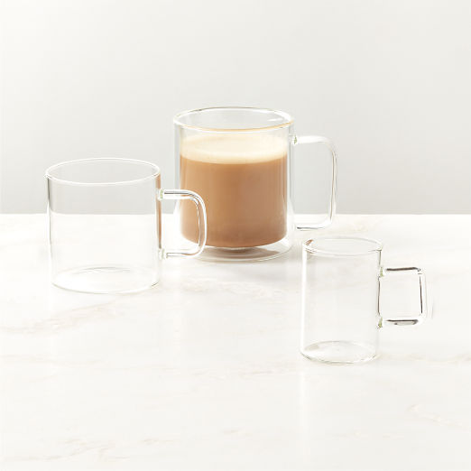 Cantina Clear Double Wall Glass Coffee Mug