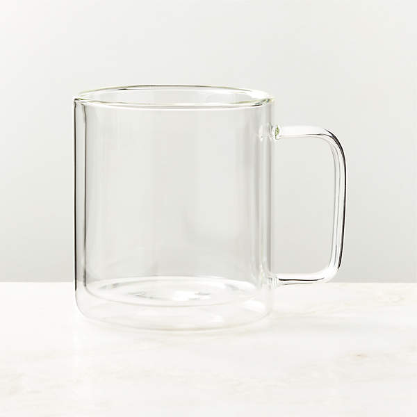 Cantina Clear Double Wall Glass Mug 15oz + Reviews