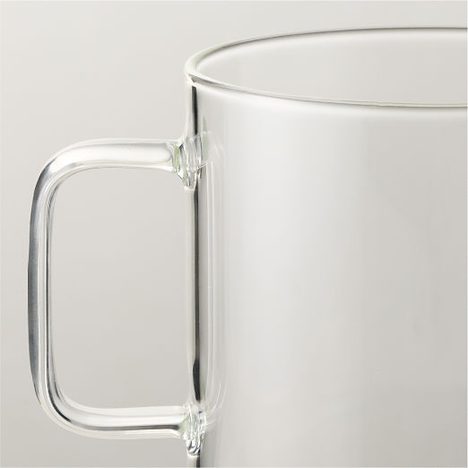 Cantina Clear Glass Coffee Mug 10oz