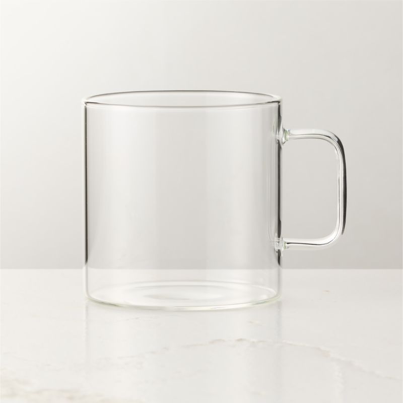 Cantina Clear Glass Coffee Mugs 10oz Set of 4 - image 2 of 6