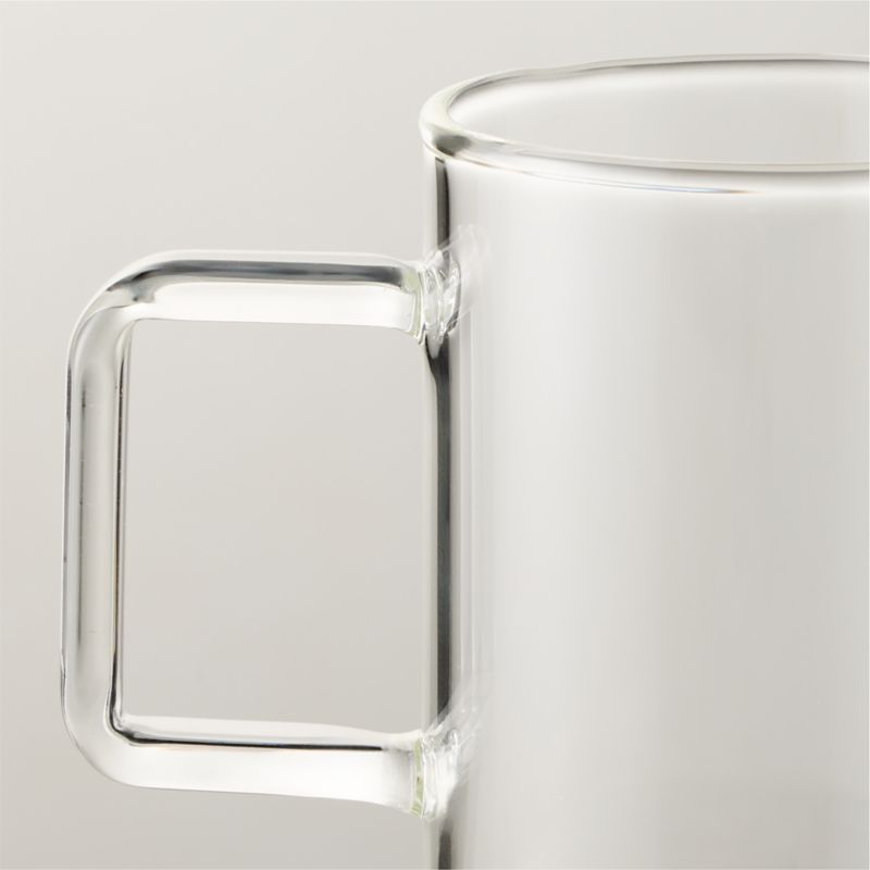 Cantina Clear Glass Coffee Mugs 10oz Set of 4 - image 1 of 6