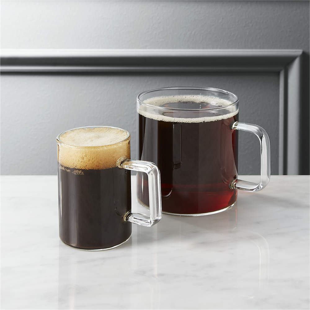 Cantina Modern Glass Coffee Mug + Reviews