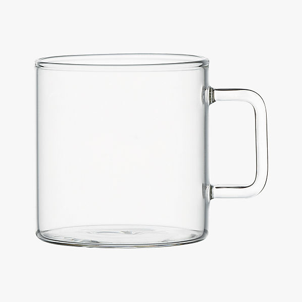 large clear coffee mug