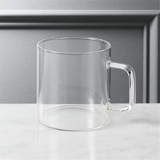 Cantina Clear Glass Coffee Mug 10oz