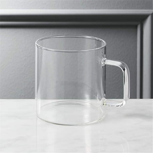 Cantina Modern Glass Mug Set of 8 + Reviews | CB2