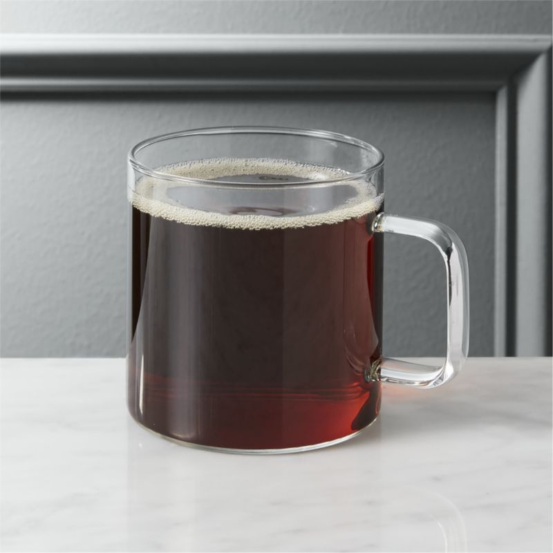 View Cantina Clear Glass Coffee Mug 10oz details