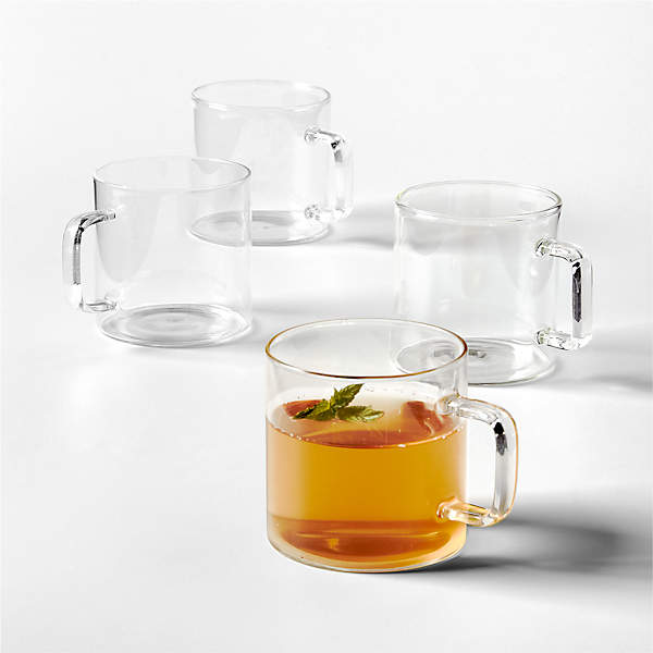 Cantina Modern Smoked Glass Coffee Mug + Reviews