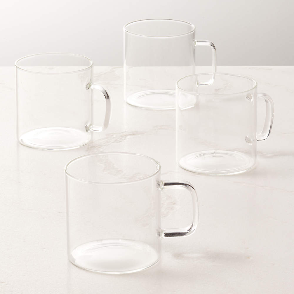 Cantina Modern Glass Coffee Mug + Reviews