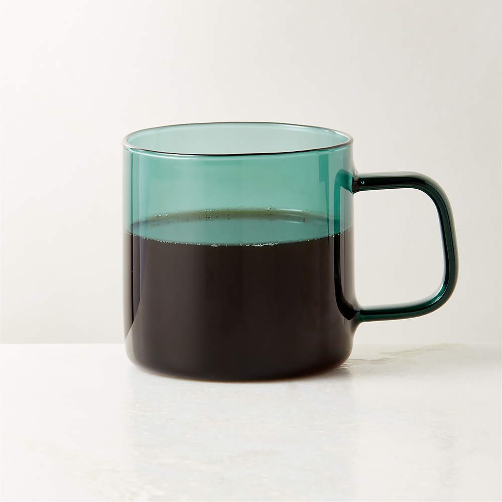 Cantina Modern Glass Coffee Mug + Reviews | CB2