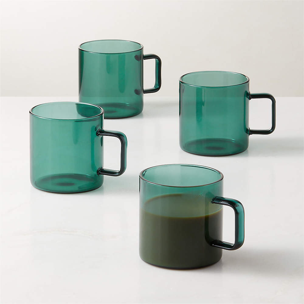 Cantina Modern Glass Coffee Mug + Reviews