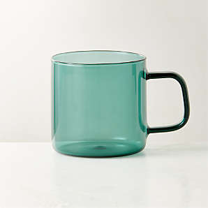 Modern glass deals coffee mugs