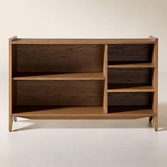 Canyon 48" Oak Wood Bookcase