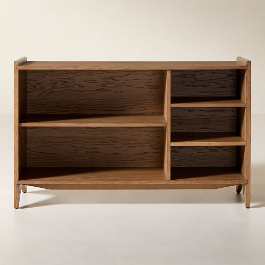 Canyon 48" Oak Wood Bookcase