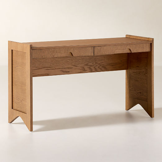 Canyon 51" Oak Wood Storage Desk