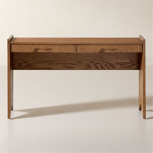 Canyon Oak Wood Storage Desk 51"