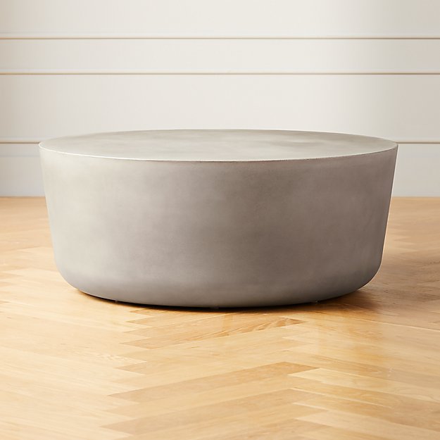 Cap 35 Grey Cement Coffee Table Reviews CB2