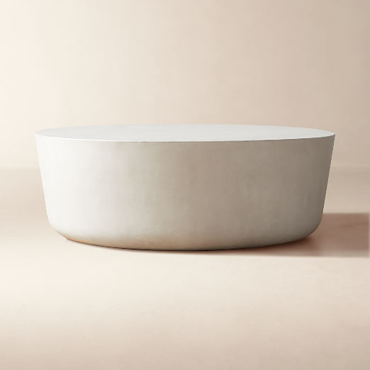 Cap Ivory Cement Coffee Table (35"- 45")