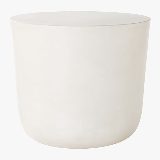 Cap Ivory Cement Side Table