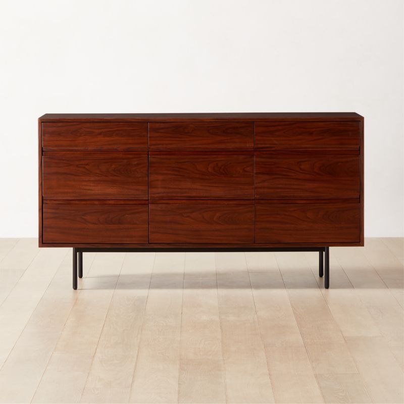 Cardiff 9Drawer Wood Dresser + Reviews CB2