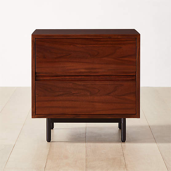 Andora 2Drawer Wood Nightstand + Reviews CB2 Canada