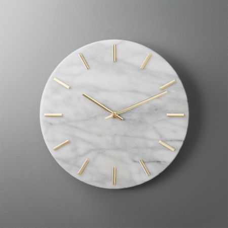 white wall clock modern