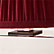Polished Nickel with Burgundy Shade