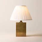 Senza White Glass Table Lamp