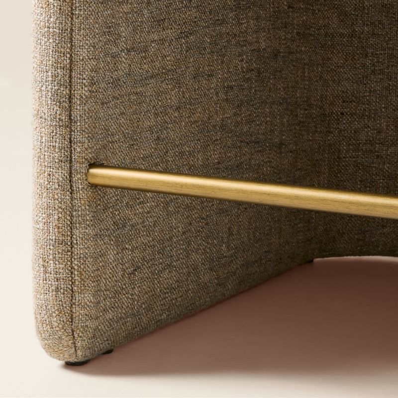 Carson Dark Taupe Performance Fabric Counter Stool - image 6 of 8