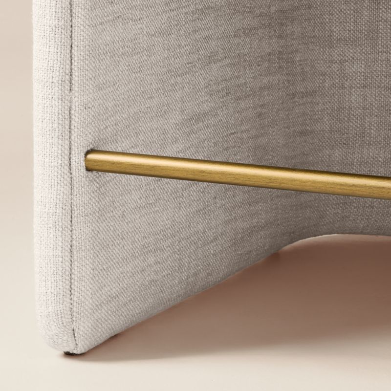 Carson Warm White Performance Fabric Counter Stool - image 5 of 7