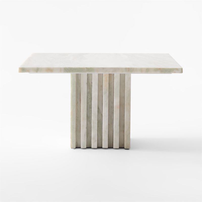 Carve Marble Small Cocktail Table - image 3 of 11